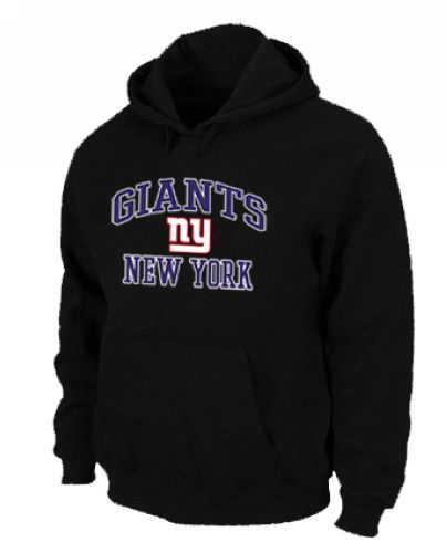 NFL Men's Nike New York Giants Heart & Soul Pullover Hoodie - Black